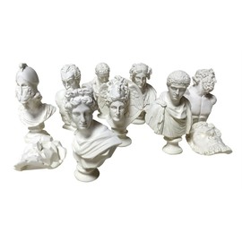 Plaster Statues Resin Miniature Plaster Statues Style 10 Piece Set B