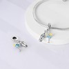 NARMO 925 Sterling Silver Cocktail Charms for bracelets Wine Glass