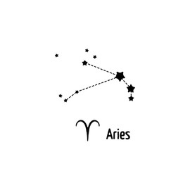 Aries - Widder - Forever Never® | Temporäre Tattoos für Erwachsene - Hält bis zu 2 Wochen | vegan, wasserfest, EU-zertifiziert