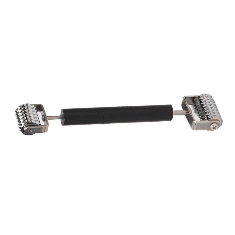 Face Massage Derma Roller Double Head Metal Ridged Derma Roller