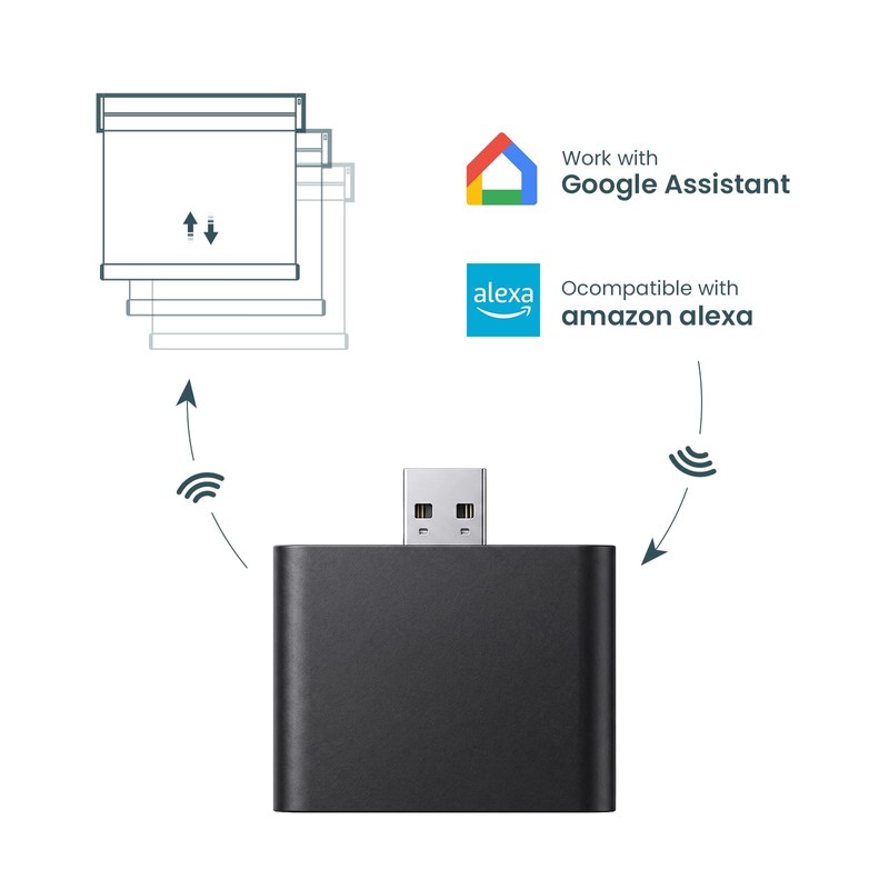 Hapadif Smart Bridge Hub compatible with Alexa, Google Home, Tuya