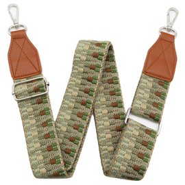 LVYOUME Purse Strap Leather End Shoulder Strap Adjustable Replacement Crossbody Bag Straps for Handbag Crossbody Bags