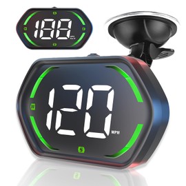 SinoTrack Universal GPS Speedometer, Car HUD Display with Large Screen & Speed Alarm | Heads-Up Display for All Vehicles Overspeed Warning Night Mode Real-Time Speed Tracking