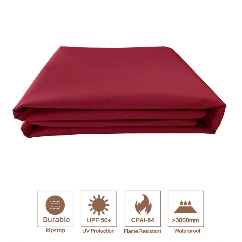 SCOCANOPY Replacement roof Compatible with Target Madaga Gazebo Model L-GZ136PST,(Burgundy)