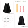 Blostirno Women's Long Skirt, Maxi Length, A-Line, High Waist, Elastic,