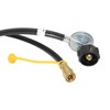 Flame King 90 Degree Low-Pressure Propane Gas Regulator Hose with
