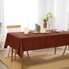 ANPTGHT Brown Rectangle Tablecloth 60 x 102 Inch 6 Foot