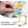 Adjustable Embroidery Stand - Wood Embroidery Hoop Stand & Cross