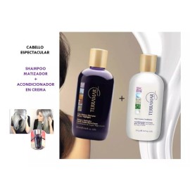 Terramar Shampoo Matizador Y Acondicionador En Crema Terramar Brands