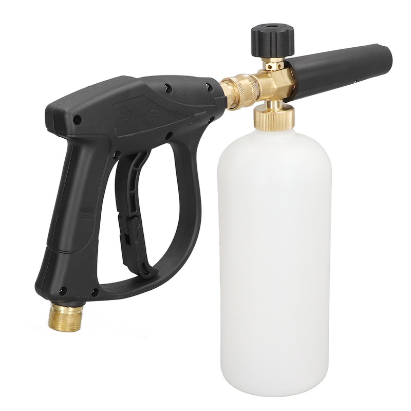 Foam Gun Adjustable Nozzle Brass Anti Leakage 33oz 1/4in Pressure