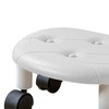 Low Roller Seating PU Surface Plastic Structure Movable Universal Wheels
