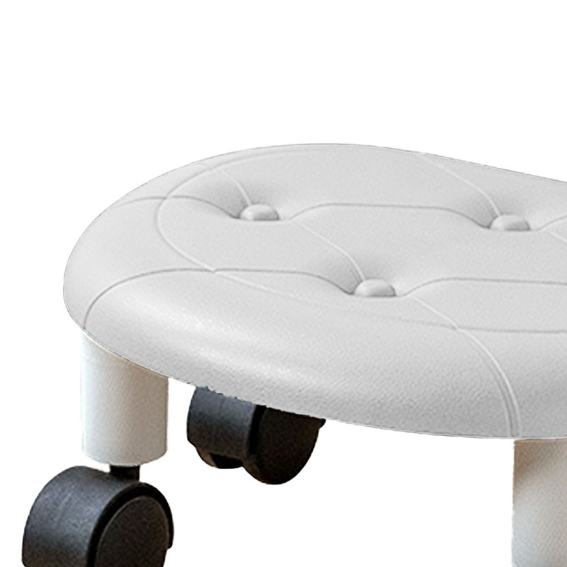 Low Roller Seating PU Surface Plastic Structure Movable Universal Wheels