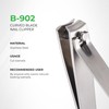 Curve Blade Nail Clipper - B-902 (Stainless Steel) | Large