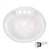 RecPro RV 20" x 17" Plastic Oval Bathroom Sink |