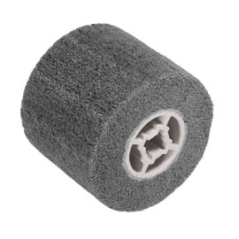 QUARKZMAN 120 mm x 100 mm 180 Grit Non-Woven Polishing Burnishing Wheel Nylon Wire Drawing Abrasive Flap Wheel for Stainless Steel Copper, Grey