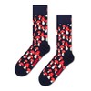 Happy Socks Unisex Mushroom Sock Mush, multicoloured