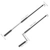 Cabilock Exterior Roller Shade Metal Crank Wand Pole with Hook,