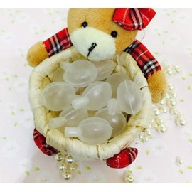 Natuworld 25 Pcs Squeakers Toy Repair Fix Dog Pet Baby Toy Noise Maker Insert Replacement Plastic Replacement Squeakers