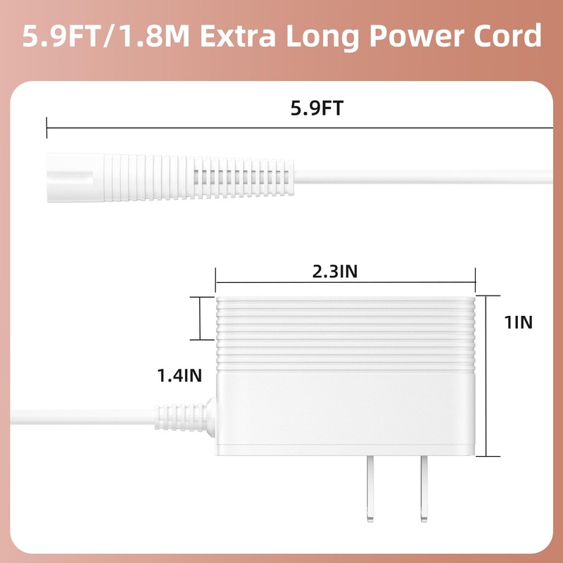 Power Charger Compatible with Braun Epilator Silk 9 9 7
