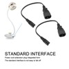 IEC320 C14 Male to IEC320 C7 Female Power Adapter Cable