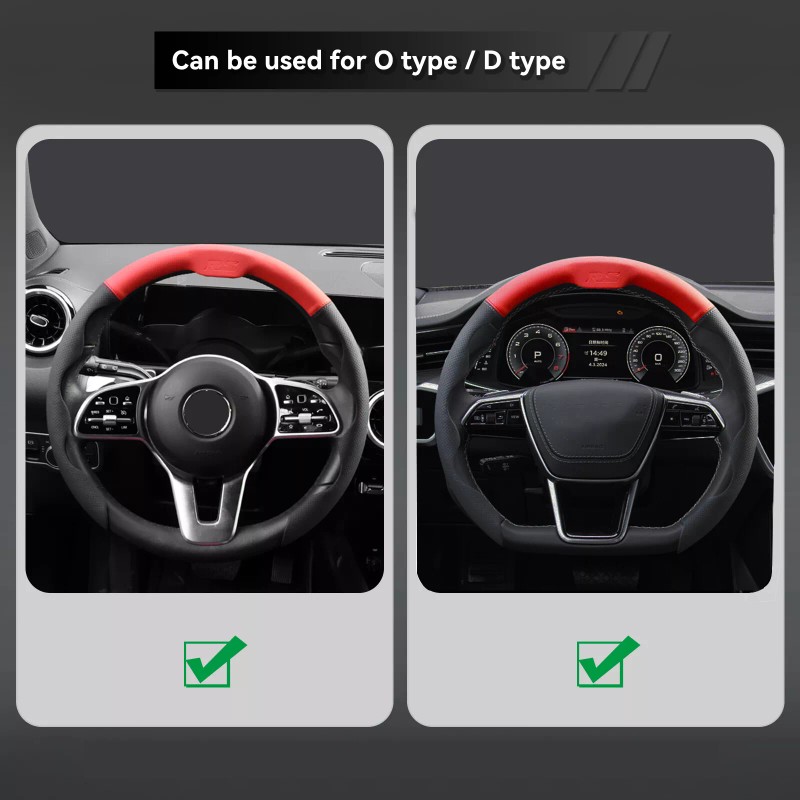 XUKEY Car Steering Wheel Cover Leather Breathable Anti-slip Car Accessories