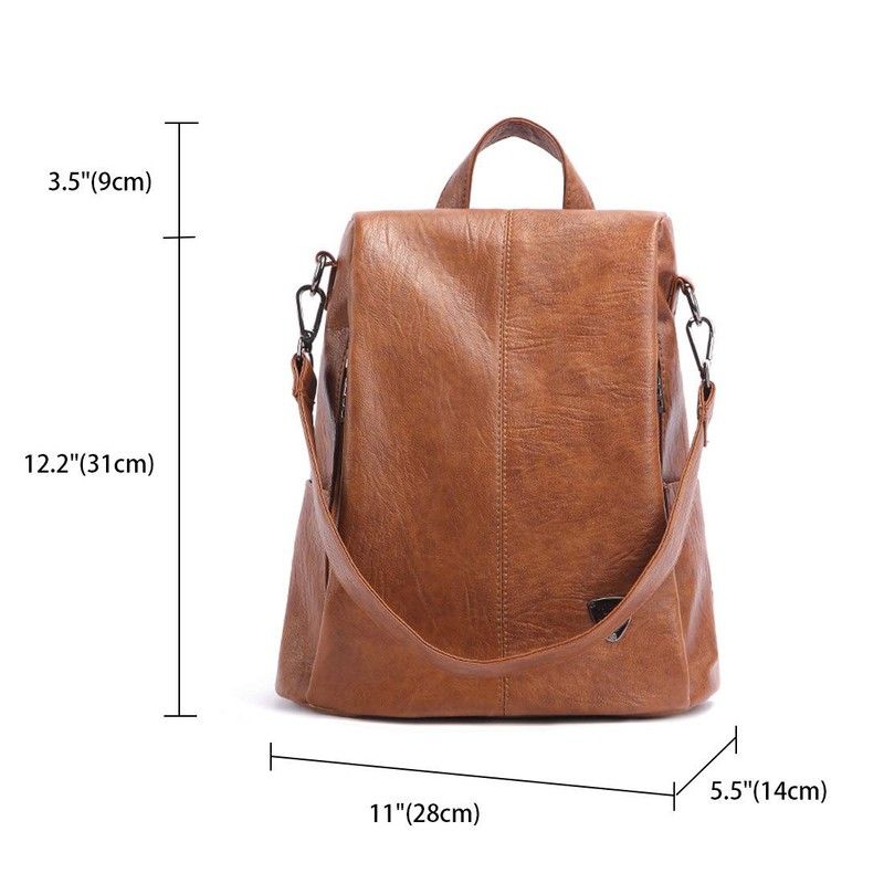 BUKESIYI CCJP78134 Women's Backpack, Mini Backpack, Pochette, Large Capacity, Waterproof,