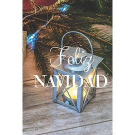 Feliz Navidad: Para Regalo Familiar Diario, Cuaderno, diario, De Escritura, 6 "x9" Páginas Alineadas, 120 Páginas