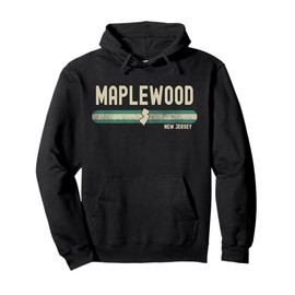 Maplewood NJ | New Jersey | Travel & 80s Style Pullover Hoodie