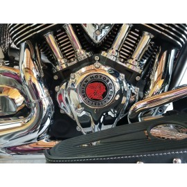 Indian Motorcycle, 111 Engine, Cam Cover Headdress Decal, Sticker, Emblem