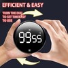 Digital Kitchen Timers, Visual timers Large LED Display Rotary knob