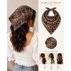 Triangle Hair Scarf for Women, 4Pcs Headscarf Bandana Tie-Back Hair