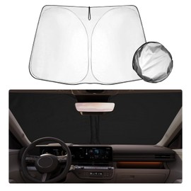 SHAOHAO SHAOHAO kompatibel mit Hyundai Kona SX2 2024 2025 Sonnenblende Faltbare Sonnenblende UV- und Hitzeschutz Windschutzscheibe Hyundai Kona zubeh?r