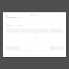Ink+Volt Dashboard Deskpad | Undated Weekly Planner Notepad with 52