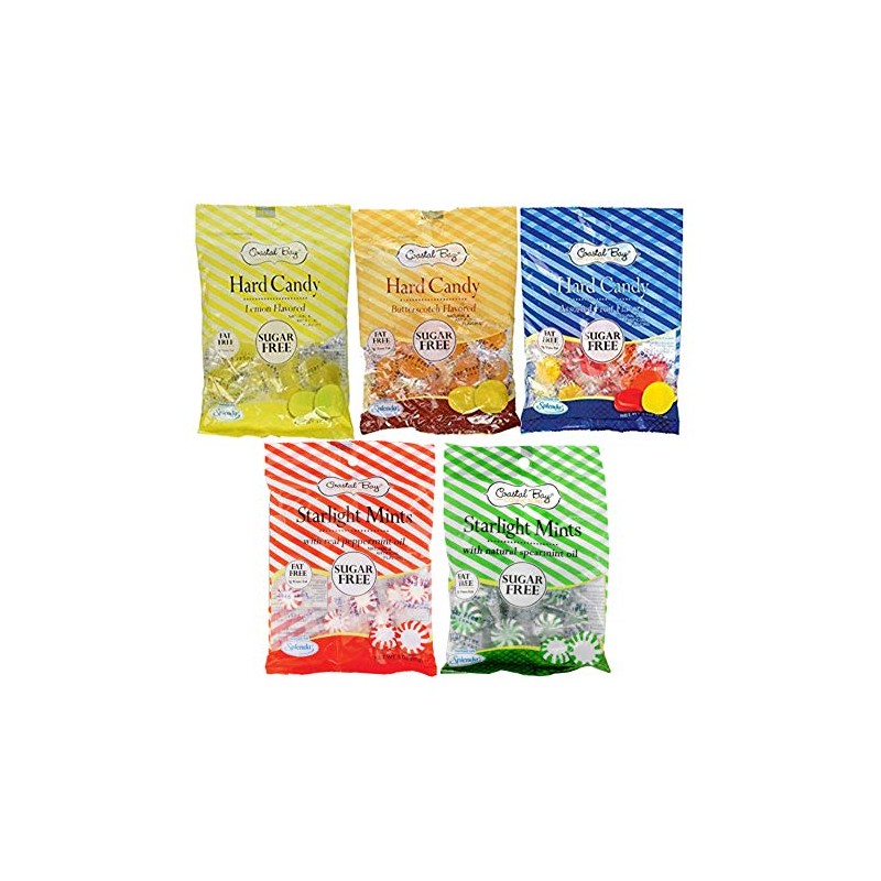 Butterscotch, Spearmint Starlight Mints, Fruit Medley, Lemon Flavored Assorted Mix