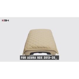 KBH For Acura RDX 2013-2018 Center Console Lid Armrest Cushion Cover Pad Beige Tan