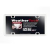 WeatherTech ClearCover License Plate Cover and Frame, White