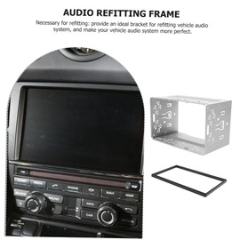 COHEALI 1 Set Car Radio Stereo Fitting Cage Kit Simple Installation Bracket for Audio and Navigation Devices Compatible with Vehicles Includes Mounting Accessories