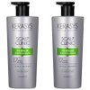 Kerasis Scalp Clinic Protein Shampoo Floral Powder Scent, 600ml, 2 pieces / 케라시스 두피 클리닉 단백질 샴푸 플로럴파우더 향, 600ml, 2개