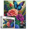 Rose Jigsaw Puzzle 1000 Pieces, Plant Puzzles for Adults 1000