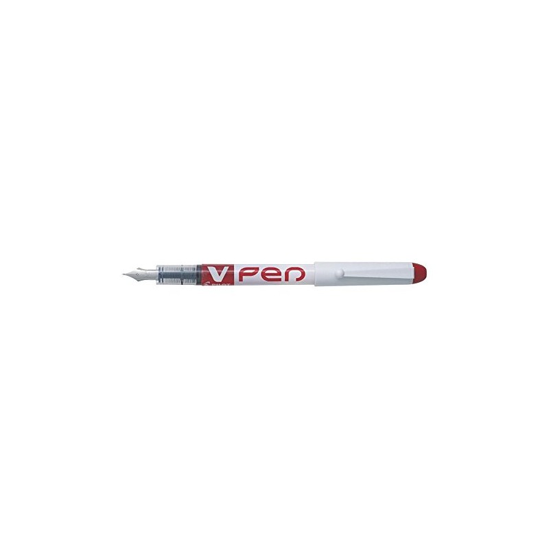 Pilot V-Pen Disposable Fountain Pen Red, Pack of 3