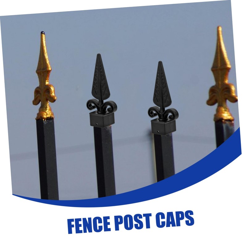 FOYTOKI 10Pcs Fence Post Caps Decorative Covers for Garden Durable
