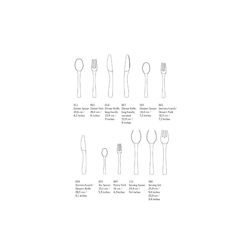 George Jensen Table Spoon, Stainless Steel 4 x 7 x