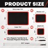 C&T 4-Piece Magnetic Tool Mat Set, Flexible Magnetic Mats in
