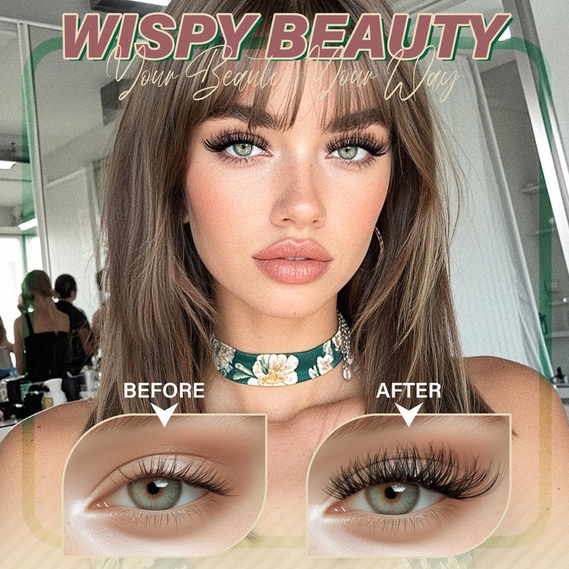 Lash Clusters Kit Soft Natural with Thin Band Easy to