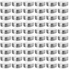 60 Pack 2 OZ Metal Round Tins, Aluminum Tin Cans
