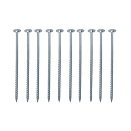 FastCap PowerHead Wood Screws with Oversized Flat Head - Self-Tapping Point - 1.25-Inch, T20 Torx Drive, Zinc Finish, 200-Pack - 99974