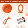 MOOKEERF 14AWG DC 8mm Extension Cable for Solar Panel 25FT,DC7909