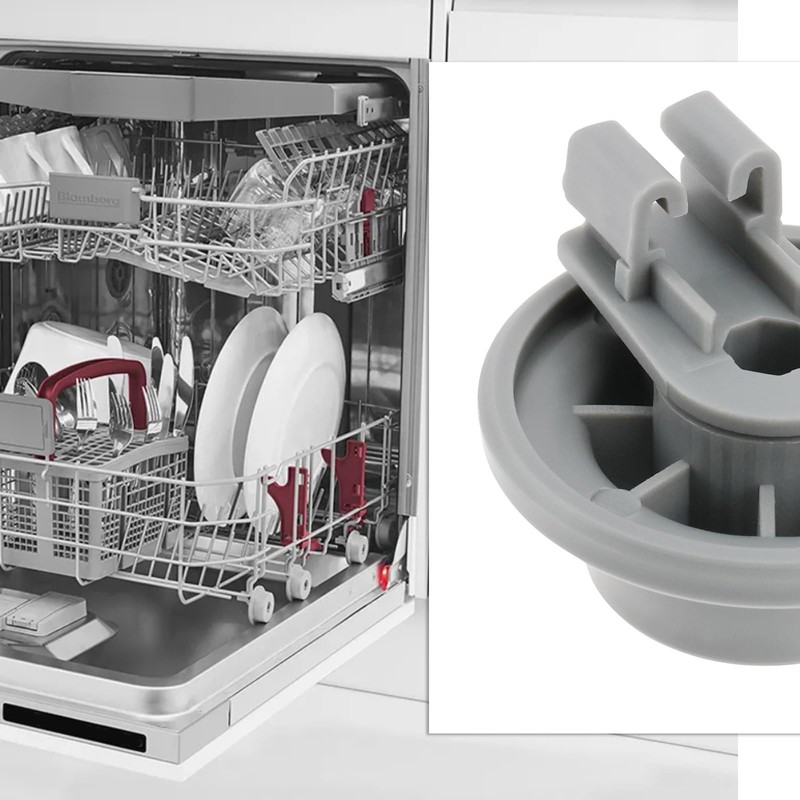 ECSiNG Pack of 8 Dishwasher Lower Basket Wheels with Axles