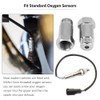 Oxygen Sensor Adapter, 2Pcs 45mm M18*1.5 Universal Check Engine Light