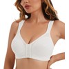 HACI Women's Front Closure Posture Bra Back Support Full Coverage